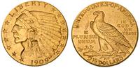2 1/2 dolara 1909, Filadelfia, złoto 4.15 g