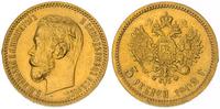 5 rubli 1902, Petersburg, złoto 4.29 g