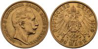 20 marek 1910/A, Berlin, złoto 7.95 g