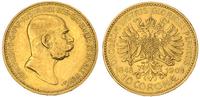 10 koron 1908, złoto 3.38 g