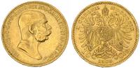 10 koron 1909, złoto 3.37 g