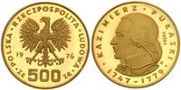 500 złotych 1976, Pułaski - PRÓBA, "PRÓBA", złot