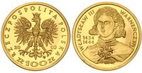 100 złotych 2003, Władysław II Warneńczyk, złoto