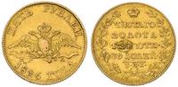 5 rubli 1826 , Petersburg, złoto 6.51 g