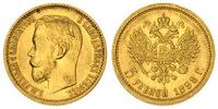 5 rubli 1898, złoto 4.30 g