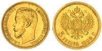 5 rubli 1902, złoto 4.30 g