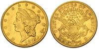 20 dolarów 1875/CC, Carson City, złoto 33.41 g