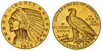 5 dolarów 1914/D, Denver, złoto 8.33 g