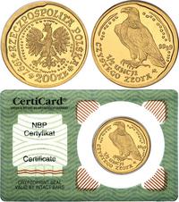 200 złotych 1997, Orzeł bielik, złoto 15,55 g, w