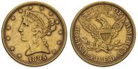 5 dolarów 1895, Filadelfia, złoto 8.35 g