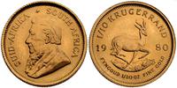 1/10 krugerranda 1980, Pretoria, złoto 3.40 g