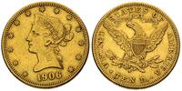 10 dolarów 1906/S, San Francisco, złoto 16.66 g