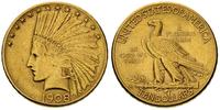 10 dolarów 1908/D, Denver, złoto 16.69 g