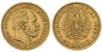 20 marek 1886/A, Berlin, złoto 7.93 g