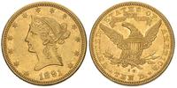 10 dolarów 1891/CC, Carson City, złoto 16.66 g