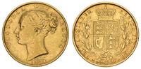 funt 1871/S, Sydney, złoto 7.92 g