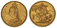 1 funt 1888/M, Melbourne, złoto 7.99 g