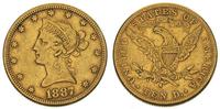10 dolarów 1887/S, San Francisco, złoto 16.60 g