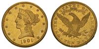 10 dolarów 1901/S, San Francisco, złoto 16.70 g