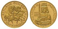 500 szylingów 1996, Henryk II Jasomirgott, złoto