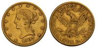 10 dolarów 1907/S, San Francisco, złoto 16.67 g
