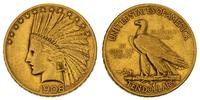 10 dolarów 1908 , Filadelfia, złoto 16.64 g , no