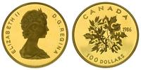 100 dolarów 1986, Peace-Paix, złoto "916" 16.97 