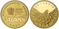 200 złotych 2005, Warszawa, 25 lecie Solidarnośc