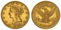 10 dolarów 1902, Filadelfia, złoto 16.71 g