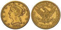 5 dolarów 1898/S, San Francisco, złoto 8.34 g