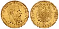 20 marek 1888, Berlin, złoto 7.96 g, Jaeger 248