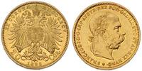 20 koron 1895, złoto 6.71 g