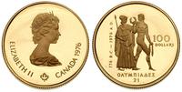 100 dolarów 1976, złoto "916" 16.92 g