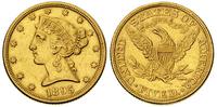 5 dolarów 1895, Filadelfia, złoto 8,32  g