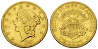 20 dolarów 1857/S, San Francisco, złoto 33.16 g