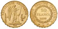 20 franków 1898/A, złoto 6.43 g