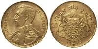 20 franków 1914, Bruksela, popiersie króla w uni