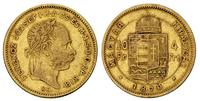 10 franków=4 forinty 1870/KB, złoto 3.20 g, Fr. 