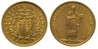 1 scudo 1974, złoto 3.00 g, Krause 38