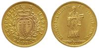 1 scudo 1974, złoto 3.00 g, Fr 4