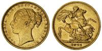 1 funt 1871, Londyn, złoto 7.94 g