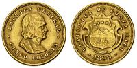 5 colones 1899, złoto 3.88 g