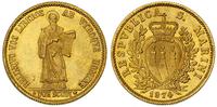 2 scudo 1974, złoto 6.02 g