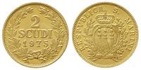 2 scudo 1975, złoto 6.01 g, Friedberg 5