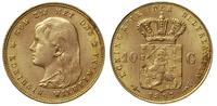10 guldenów 1897, Utrecht, rzadszy typ z popiers
