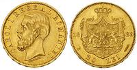 20 lei 1883, Bukareszt, złoto 6.44 g