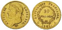 20 franków 1808/A, Paryż, złoto 6.43 g