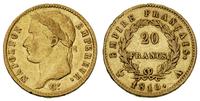 20 franków 1810/A, złoto 6.42 g