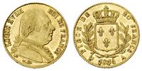 20 franków 1814/A, Paryż, złoto 6.44 g
