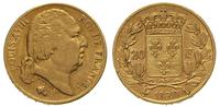 20 franków 1820/A, Paryż, złoto 6.41 g, Friedber